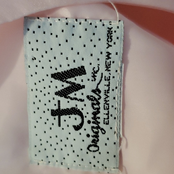 JM Originals of N.Y. Pink with Mauve roses see measurements - Picture 7 of 7